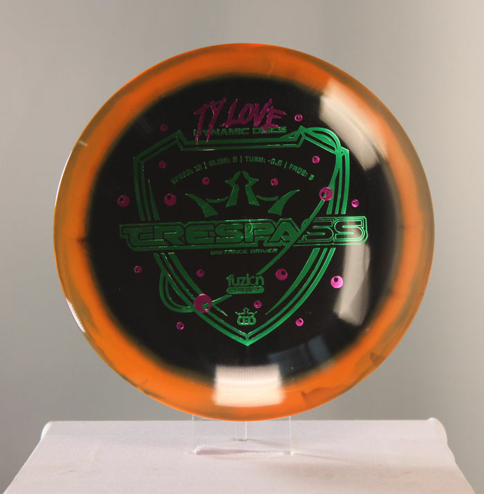 Dynamic Discs Ty Love 2023 Fuzion Orbit Trespass Distance Driver