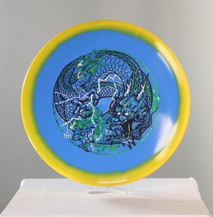 Dynamic Discs 2024 Year of the Dragon Fuzion Orbit Justice Midrange