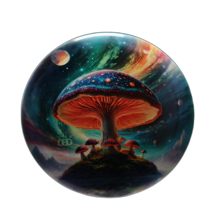 Latitude 64 All Knowing Mushroom DyeMax Sapphire Distance Driver