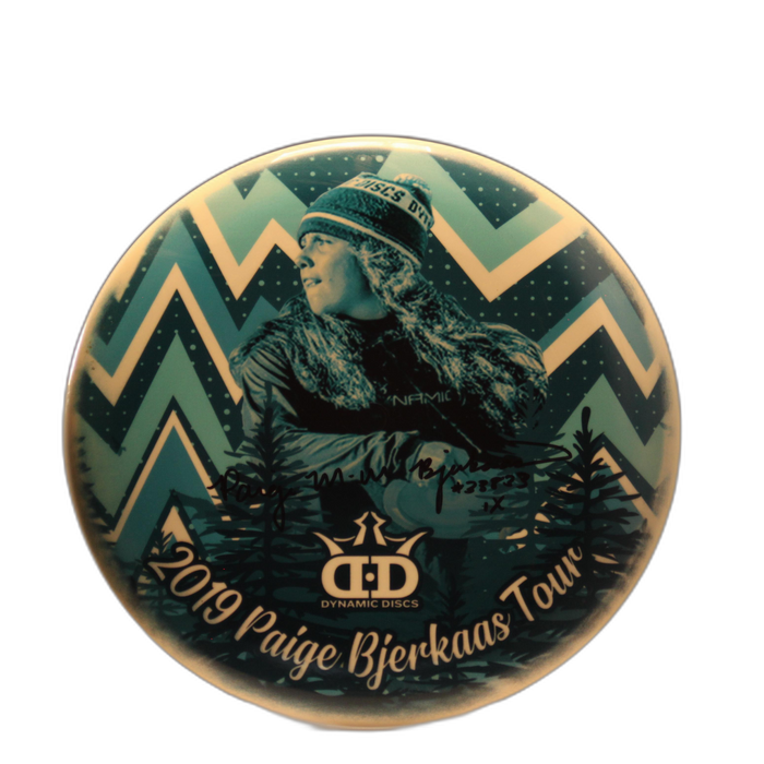 Dynamic Discs Paige Bjerkaas Signed DyeMax Judge Putter