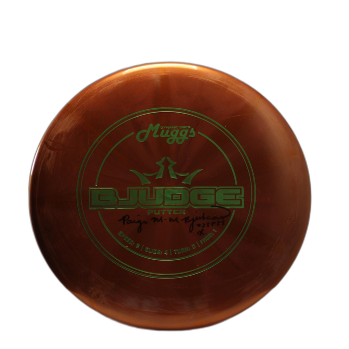 Dynamic Discs Paige Bjerkaas Signed Fuzion Judge Putter