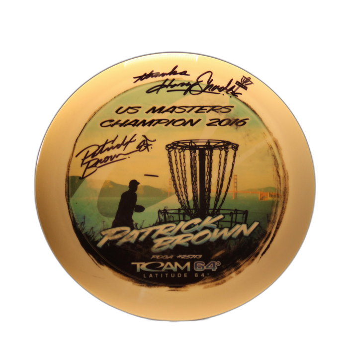 Latitude 64 Patrick Brown Signed DyeMax Saint Pro Fairway Driver