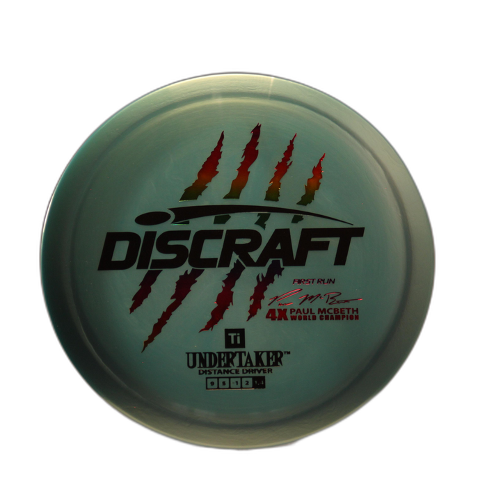 Discraft 4x Paul McBeth Titanium Undertaker Fairway Driver
