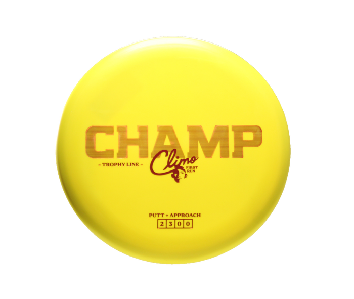 Climo Disc Golf First Run Trophy Line Champ Putter