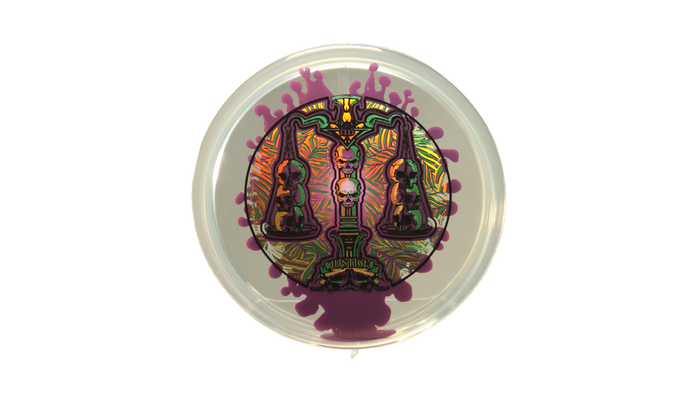 Dynamic Discs 2025 Scales of Justice 10 Year Anniversary Lucid-Ice SplaDDer Justice Midrange