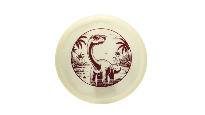 Dino Discs Egg Shell Glow Brachiosaurus Midrange