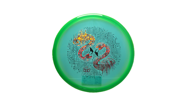 Dynamic Discs Trial by Flamingo Lucid Orbit Jury Putter