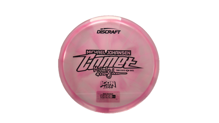 Discraft 2025 Michael Johansen Tour Series Z Swirl Comet Midrange