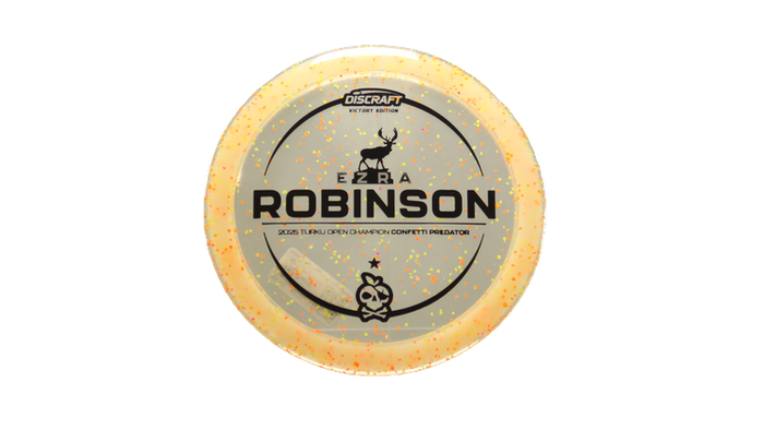 Discraft 2025 Ezra Robinson Victory Edition Z Confetti Predator Fairway Driver