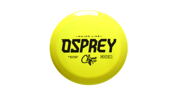 Climo Disc Golf First Run Major Line Osprey Distance Driver
