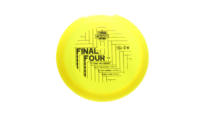 Pie Pan Discs 2025 Match Play Final Four Cherry Grunt (retooled) Fairway Driver