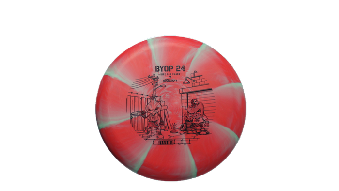 Discraft 2026 BYOP Curbside Chaos Tour Swirl Challenger SS Putter