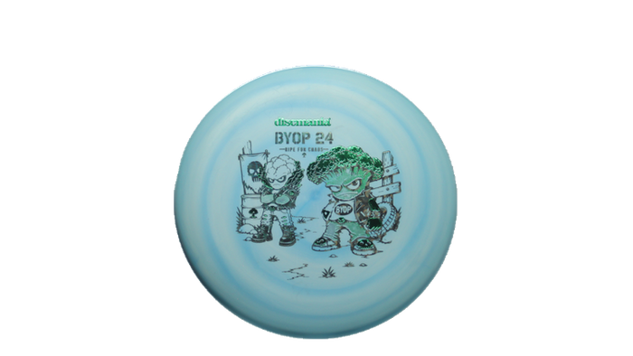 Discmania 2026 BYOP Toxic Crowns Flex 2 Swirl D-Line P2 Putter