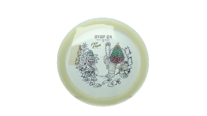 Pie Pan Discs 2026 BYOP Crop Wreckers Cherry Glow Grunt (retooled) Fairway Driver