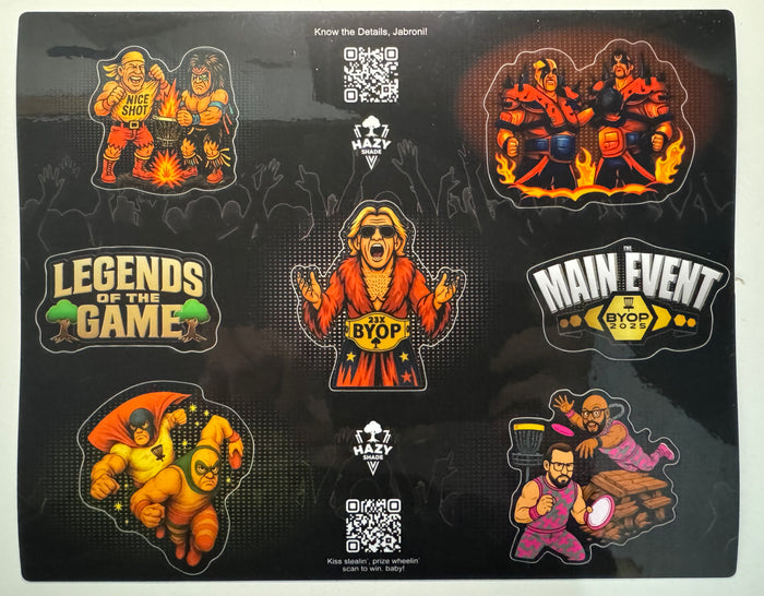 Hazy Shade BYOP 2025 Sticker Sheet