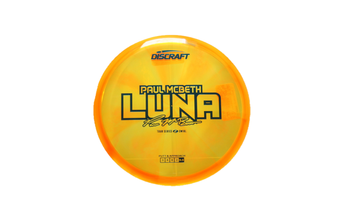 USED Discraft Z Swirl Luna Putter