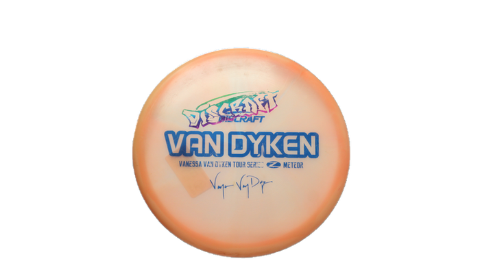USED Discraft 2020 Vanessa Van Dyken Tour Series Z Swirl Meteor Midrange