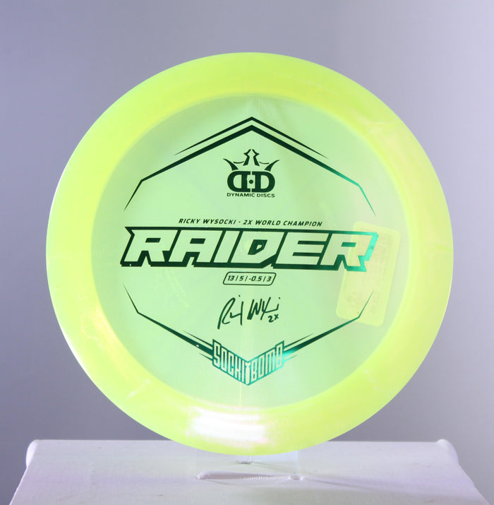 Dynamic Discs Ricky Wysocki Lucid-Ice Glimmer Raider Distance Driver