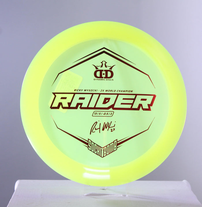 Dynamic Discs Ricky Wysocki Lucid-Ice Raider Distance Driver