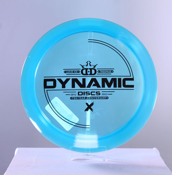 Dynamic Discs 10 Year Anniversary Stamp Lucid-Ice Trespass Distance Driver