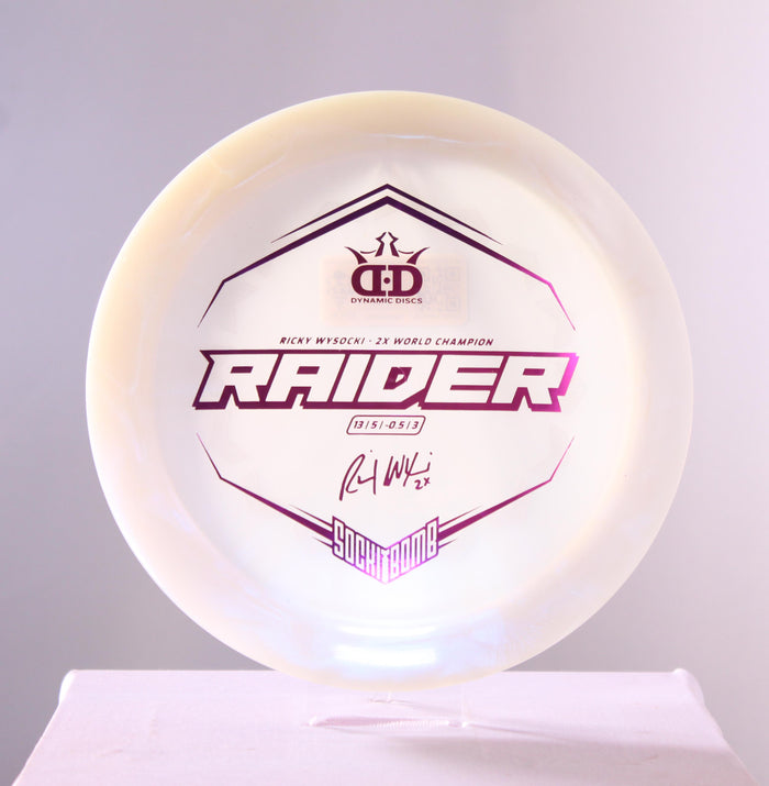Dynamic Discs Ricky Wysocki Bottom Stamp Lucid-X Chameleon Raider Distance Driver
