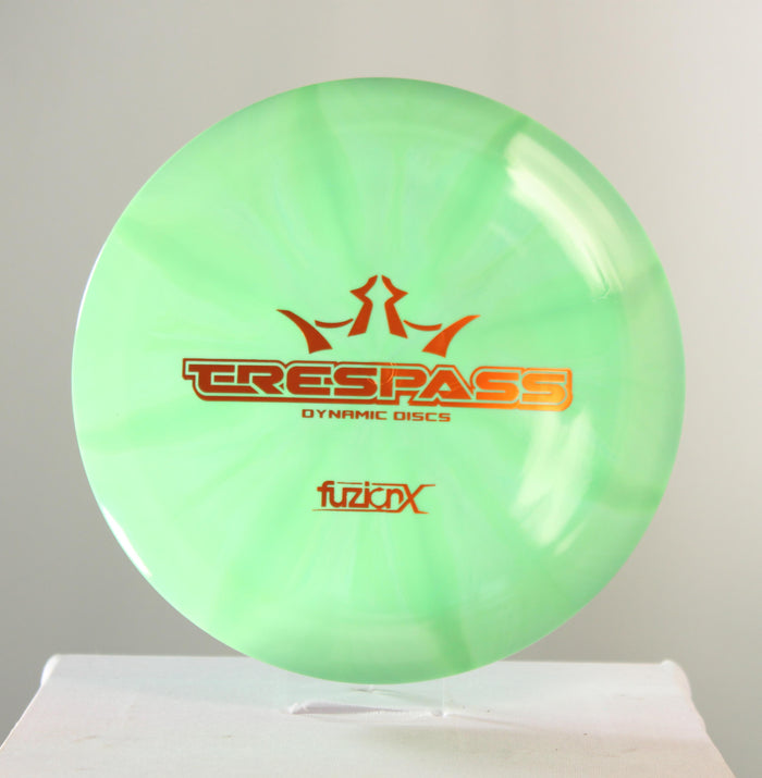 Dynamic Discs Bar Stamp Fuzion-X Trespass Distance Driver