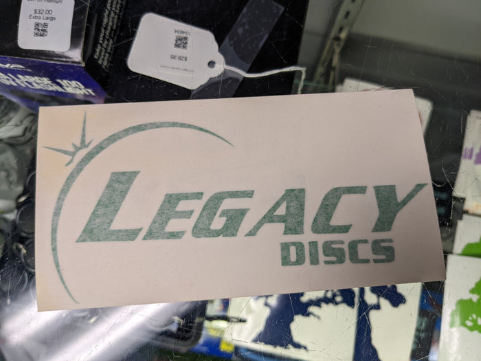 Legacy Disc Golf Vinyl Sticker