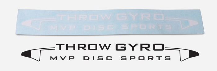MVP Disc Golf Throw Vinyl Sticker