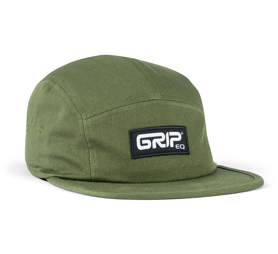 GRIPeq Patch 5-Panel Olive Camper Cap