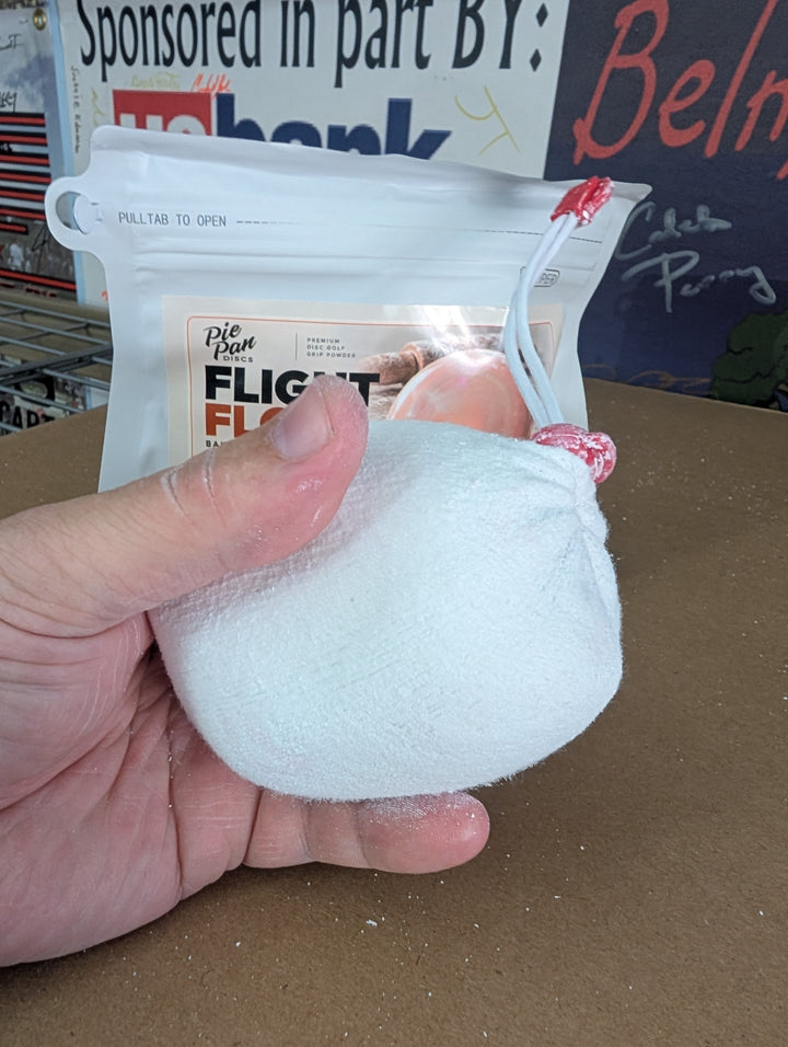 Pie Pan Discs Flight Flour Chalk Bag