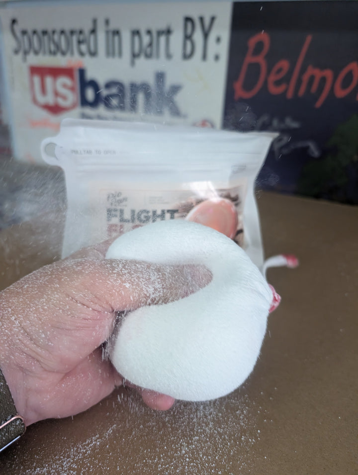 Pie Pan Discs Flight Flour Chalk Bag