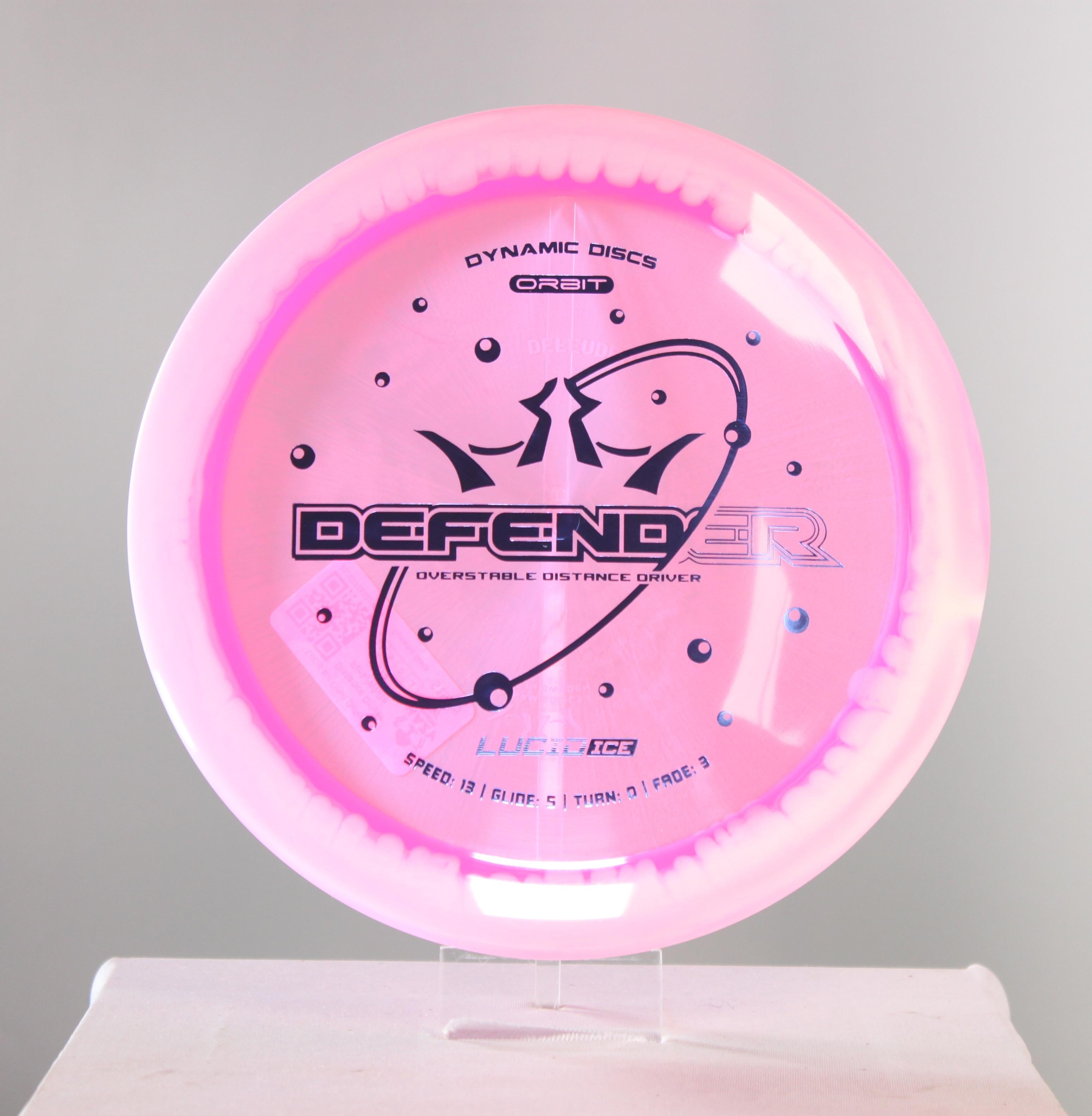 Dynamic Discs Lucid-Ice Orbit Defender Distance Driver – Hazy Shade