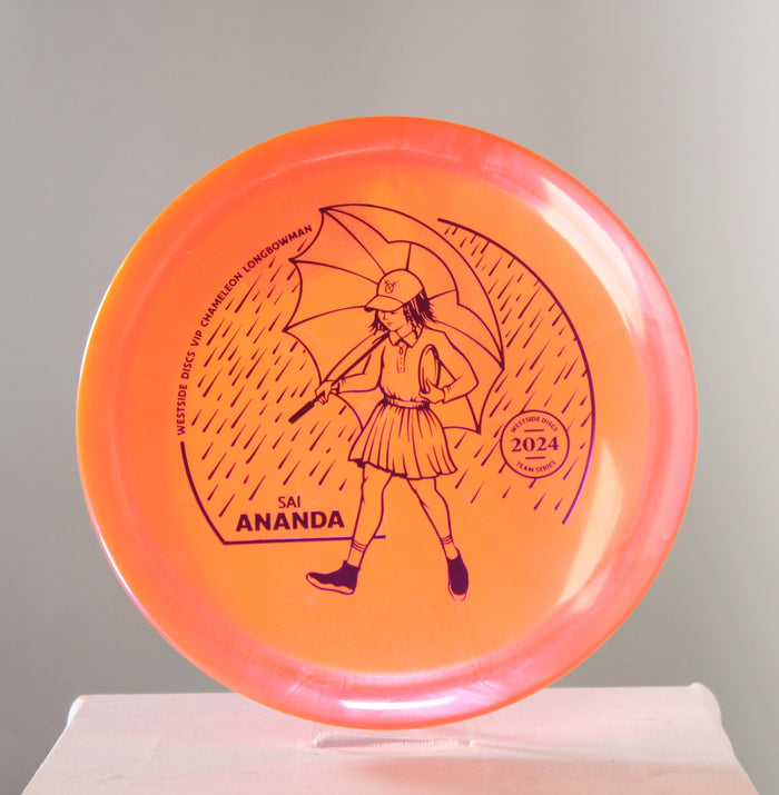 Westside Discs 2024 Sai Ananda Team Series VIP Chameleon Longbowman Fairway Driver