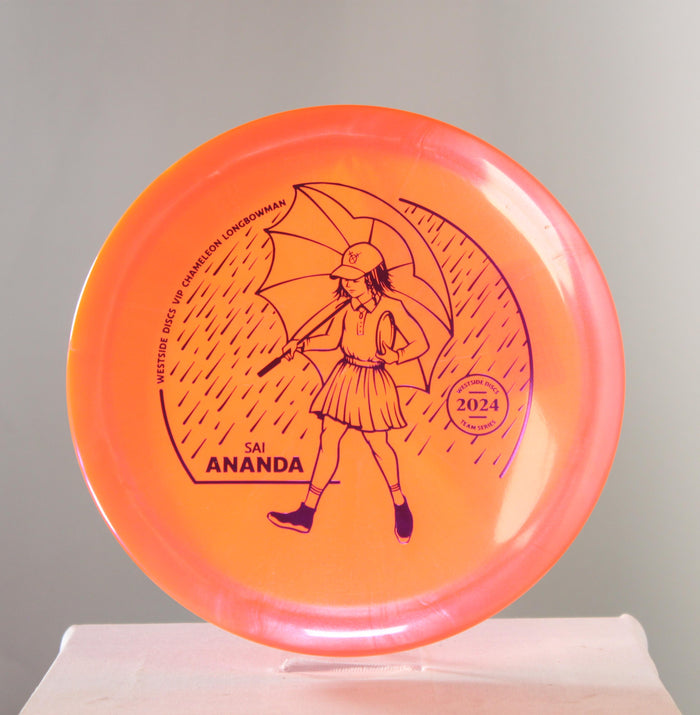 Westside Discs 2024 Sai Ananda Team Series VIP Chameleon Longbowman Fairway Driver