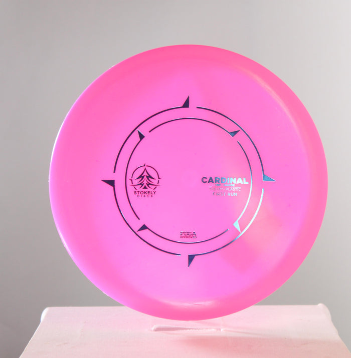 Stokely Disc Golf First Run Thermo Cardinal Midrange