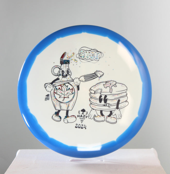 Dynamic Discs 2024 BYOP Pancakes and Syrup Fuzion Orbit Warden Putter