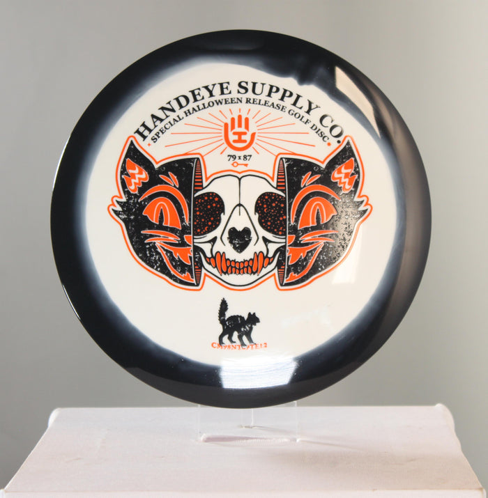 Dynamic Discs 2024 HSCo Halloween Black Cat 2 Tone Fuzion Orbit Enforcer Distance Driver