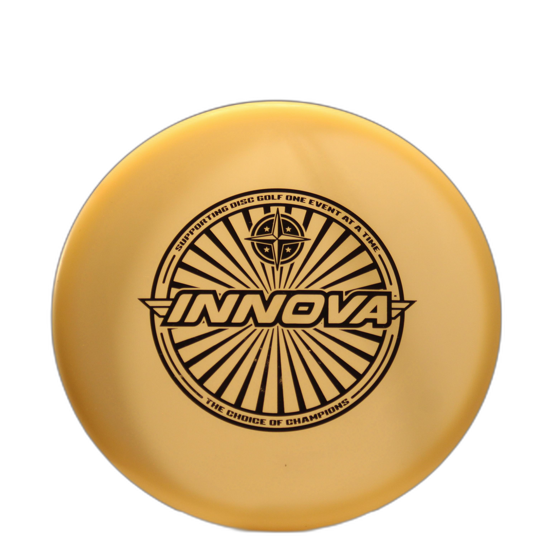 Yellow F3 Innova Roc Innova Innova Glow Champion Classic Roc Midrange – Hazy Shade