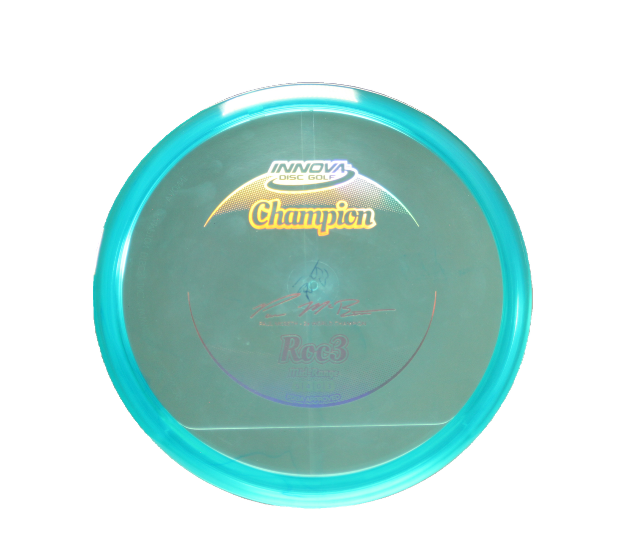 Innova 2x McBeth Champion Roc3 Midrange – Hazy Shade