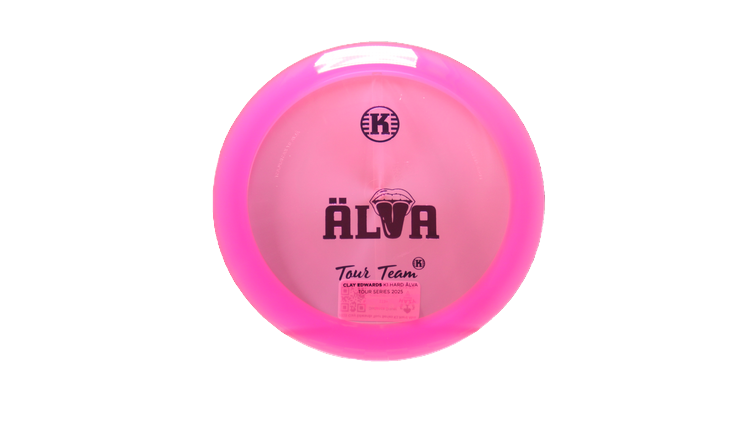 Kastaplast 2025 Clay Edwards Tour Series K1 Hard Alva Distance Driver Front View