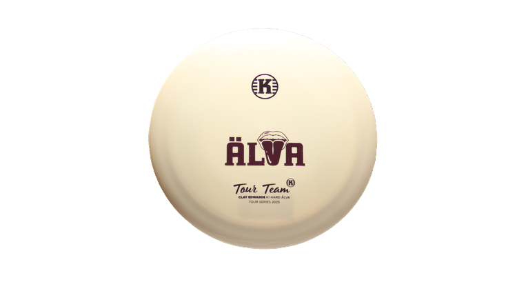 Kastaplast 2025 Clay Edwards Tour Series K1 Hard Alva Distance Driver Front View