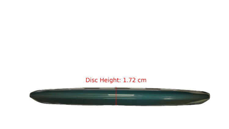 Discmania Discmania Challenge Glow Swirl S-Line MD1 Midrange Profile View