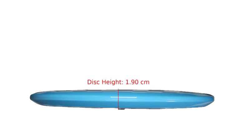 Discmania Discmania Challenge Glow Swirl S-Line MD1 Midrange Profile View