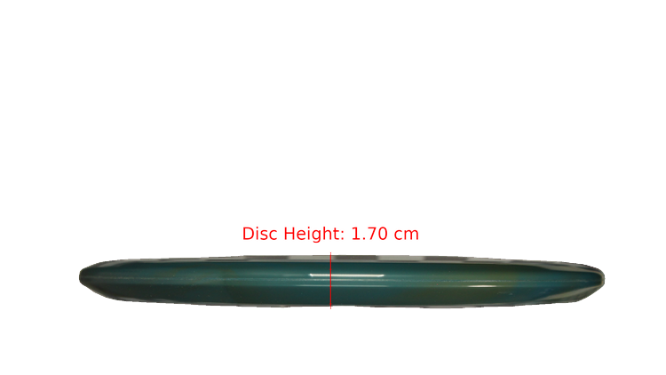 Discmania Discmania Challenge Glow Swirl S-Line MD1 Midrange Profile View