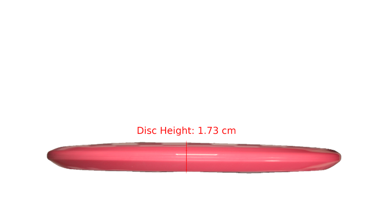 Discmania Discmania Challenge Glow Swirl S-Line MD1 Midrange Profile View