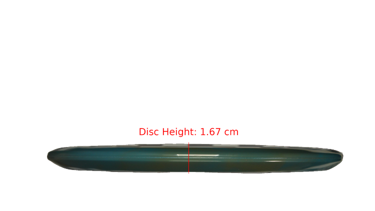 Discmania Discmania Challenge Glow Swirl S-Line MD1 Midrange Profile View
