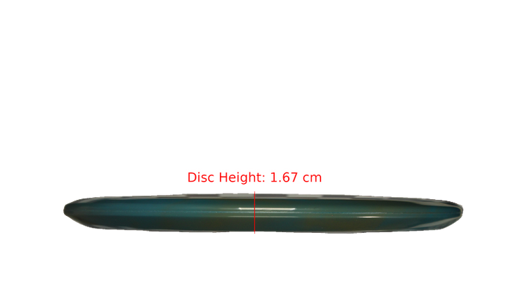 Discmania Discmania Challenge Glow Swirl S-Line MD1 Midrange Profile View