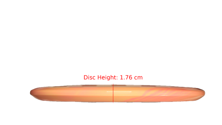 Discmania Discmania Challenge Glow Swirl S-Line MD1 Midrange Profile View