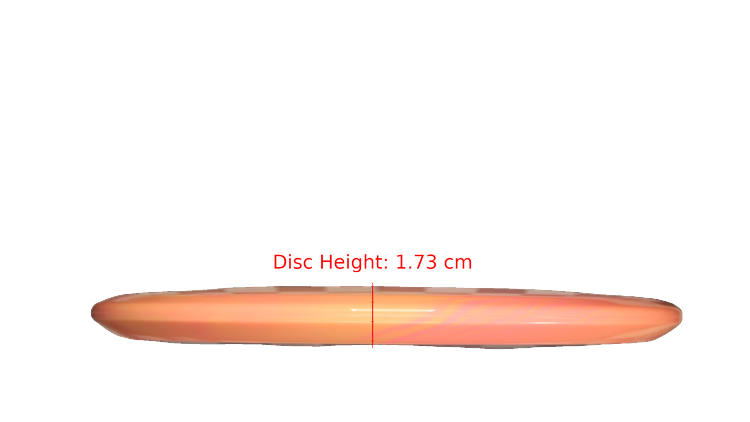 Discmania Discmania Challenge Glow Swirl S-Line MD1 Midrange Profile View