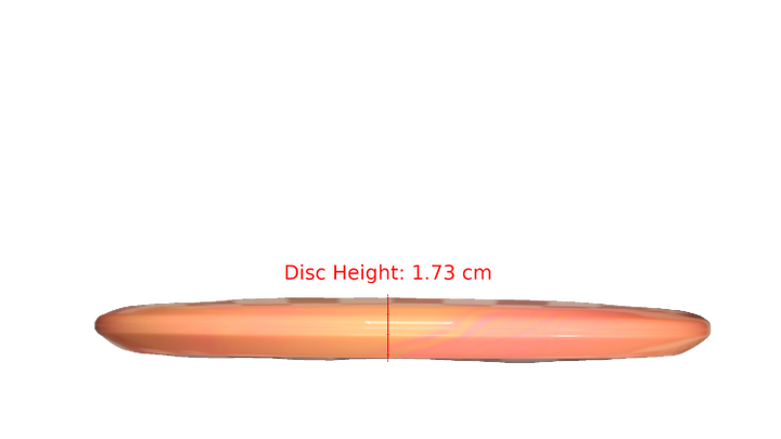 Discmania Discmania Challenge Glow Swirl S-Line MD1 Midrange Profile View
